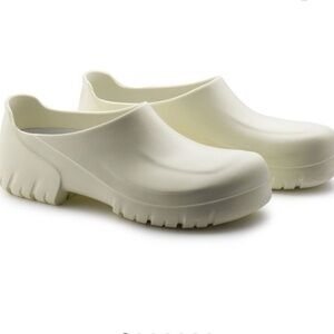 Birkenstock Professional A630 PU Clog Men’s Cream White Slip Resistant Clog